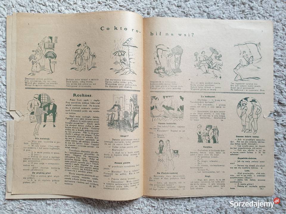 Wolne Żarty tygodnik satyryczny lata 20te XXI Gdynia