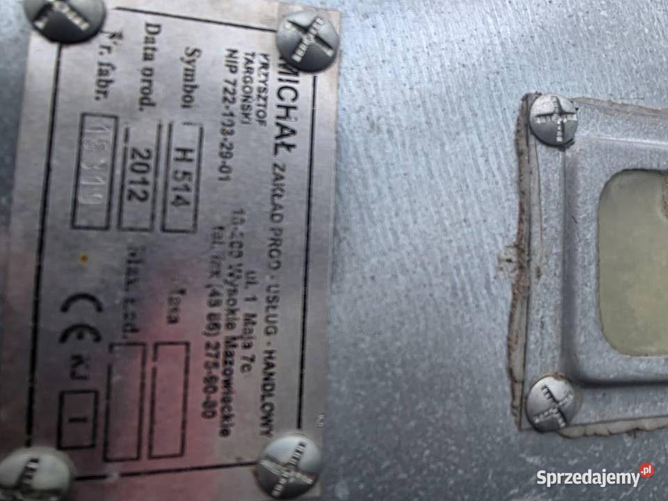 Silos Michał 127 tony Zbiorniki Oporów