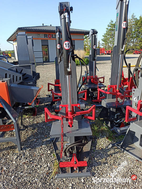 Pionowa hydrauliczna Łuparka do drzewa klocków Maszyny rolnicze Janów Lubelski