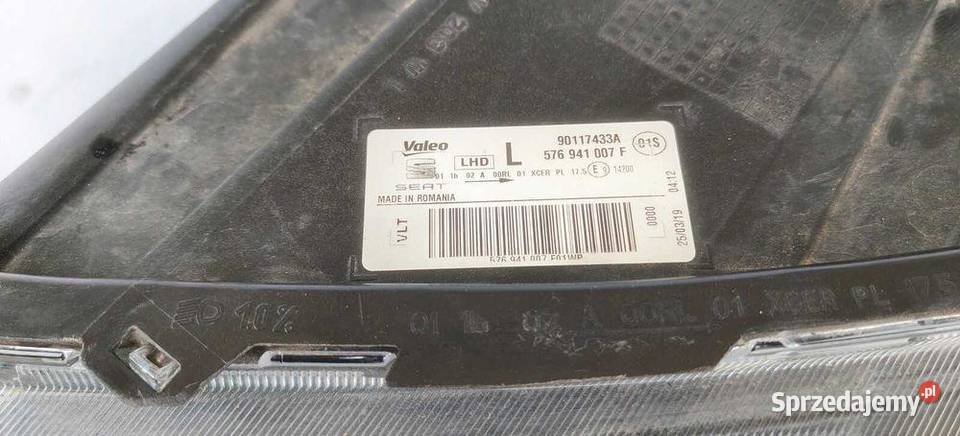 Lampa Przód Lewa Full Led Seat Ateca 576 Europa