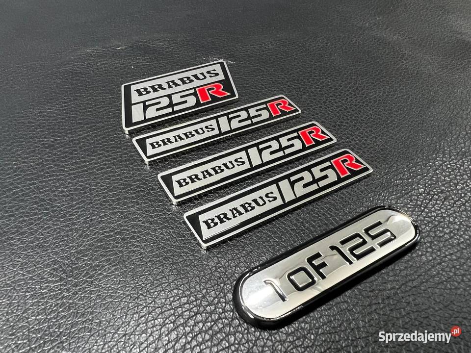 Smart 453 Brabus 125 R Zestaw Emblematow Emblematy lubelskie Chełm sprzedam