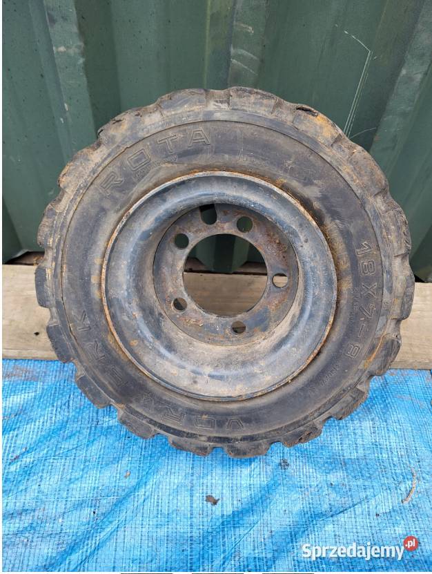 KOŁO ROTA 18 X 7 R 8 180708 PEŁNE 18x78 OPONA Szprotawa