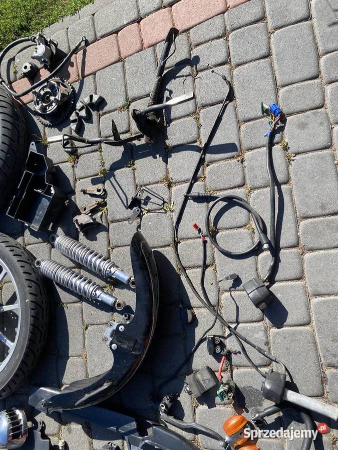 Yamaha ybr 125 custom części dokumenty calosc Łańcut
