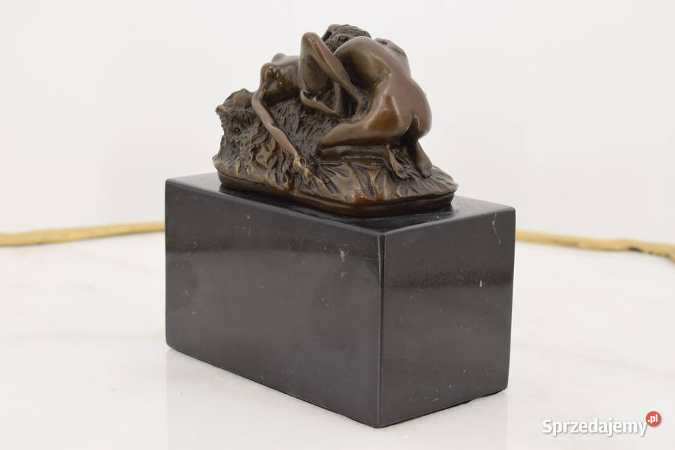 Dwie Kobiety Lesbijki Sensualny Akt z Brązu Kraków