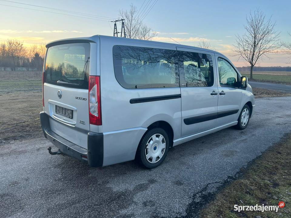 Fiat Scudo Long 9 osób 2x Klima 2x drzwi suwane Poddębice