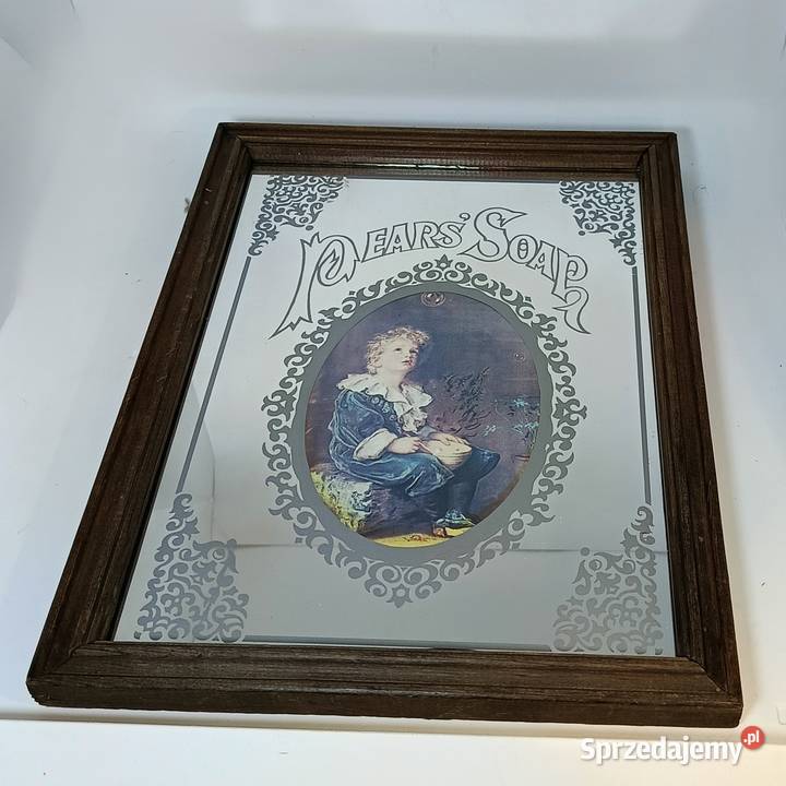 VintageLustro reklamowe Porcelana i szkło warmińsko-mazurskie Szczytno