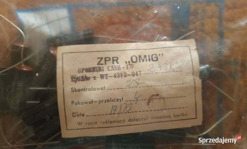 Rezystor B3OMIG CASE 1W 243 k 2 Warszawa