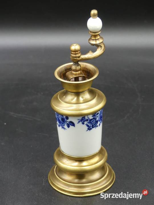 Piękny młynek do pieprzu z różami porcelana Porcelana i szkło Poznań sprzedam