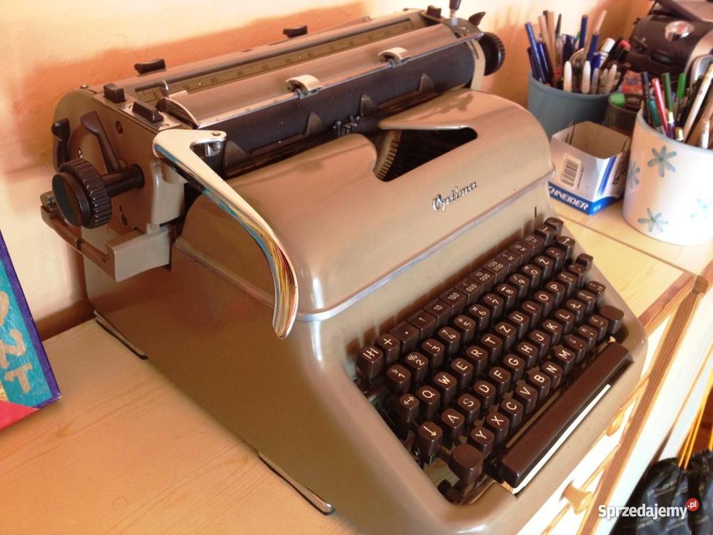Maszyna do pisania OPTIMA tabulator polska czcio Jaromierz