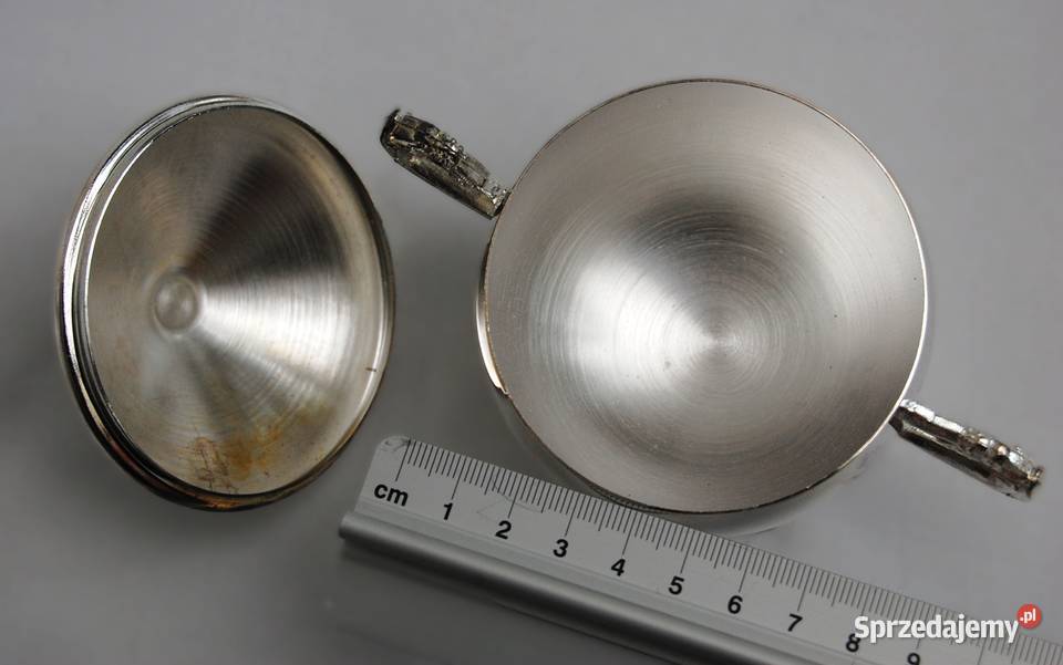 Nowa platerowana srebrem posrebrzana cukiernica Lublin