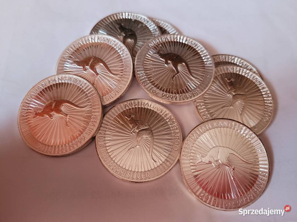 Australijski kangur srebrna moneta 1oz Warszawa
