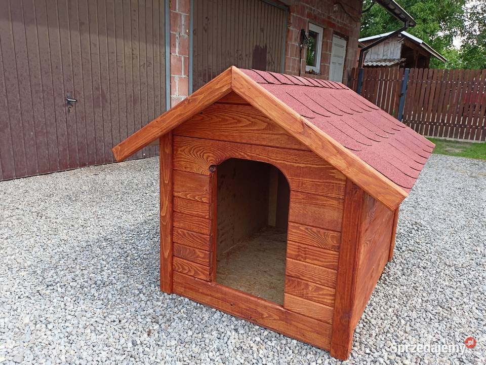 Buda ocieplana dużego psa owczarek berneński Leżajsk