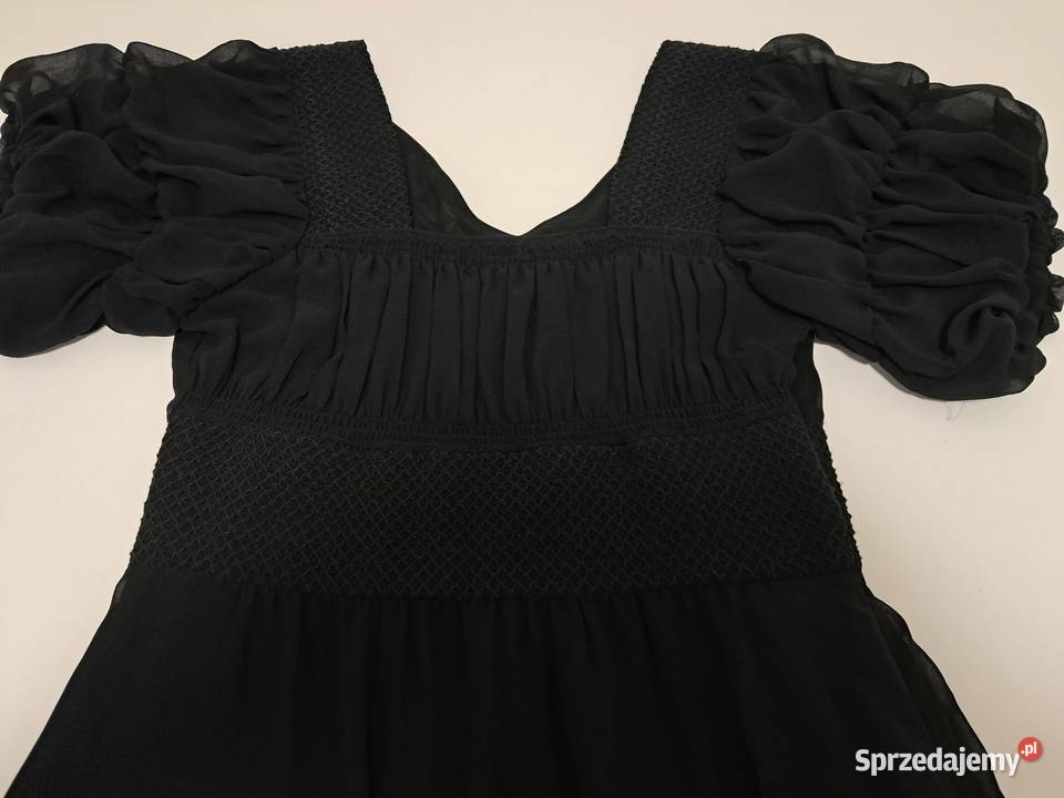 Sukienka wizytowa czarna Vintage Stories 40 do Inny materiał Kraków