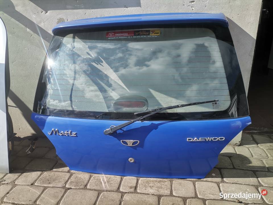 KLAPA BAGAŻNIKA DAEWOO MATIZ małopolskie