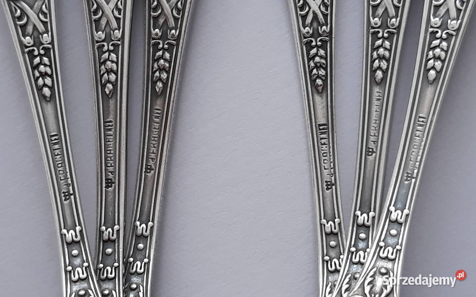 Posrebrzane łyżeczki do kawy mokki ROMAŃSKI Pozostałe Dąbrowa Górnicza