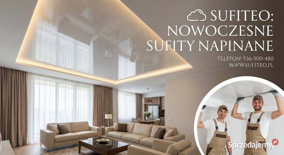 Sufity napinane oświetlenie szynowe linie LED