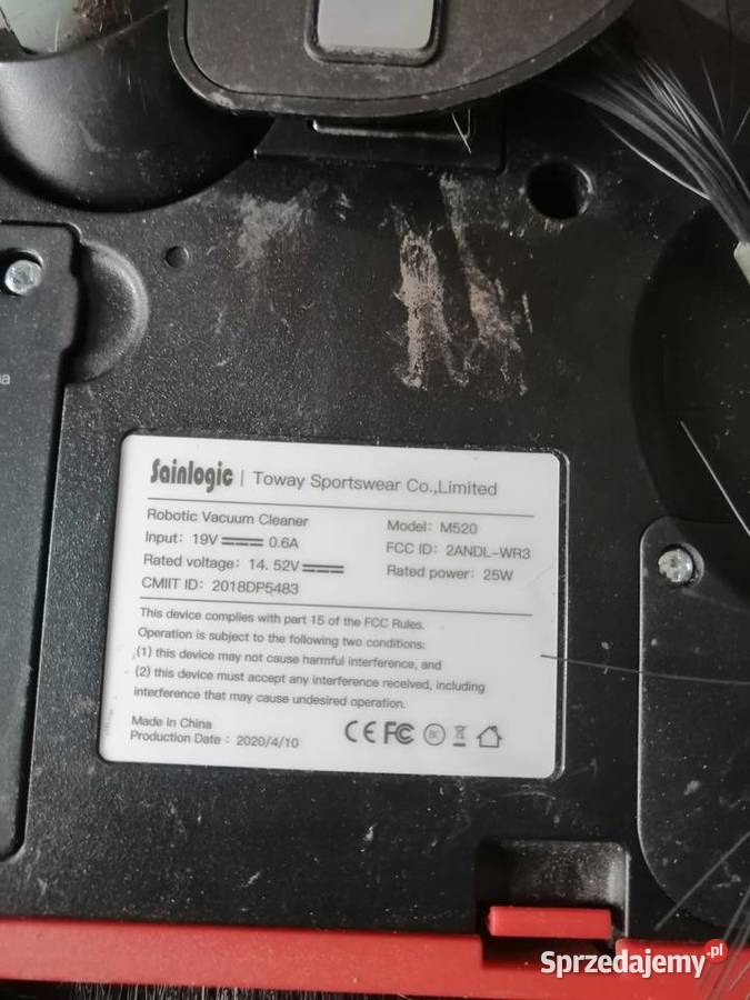 Robot sprzątający Sainlogic M520 czarny Legnica