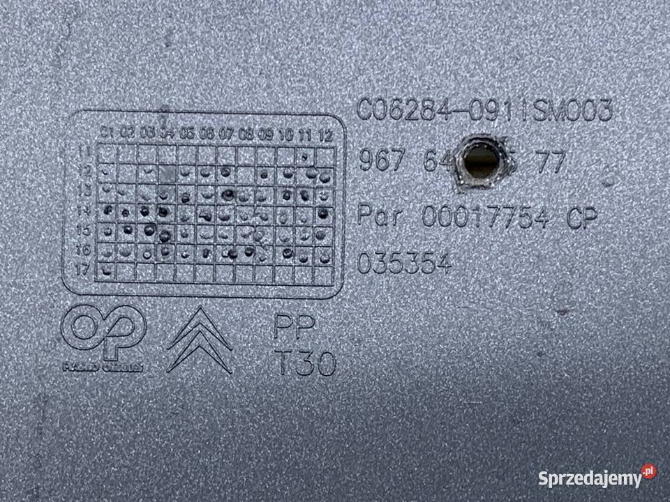 LISTWA KLAPY TYŁ CITROEN C4 PICASSO II Hatchback Listwy i nakładki sprzedam