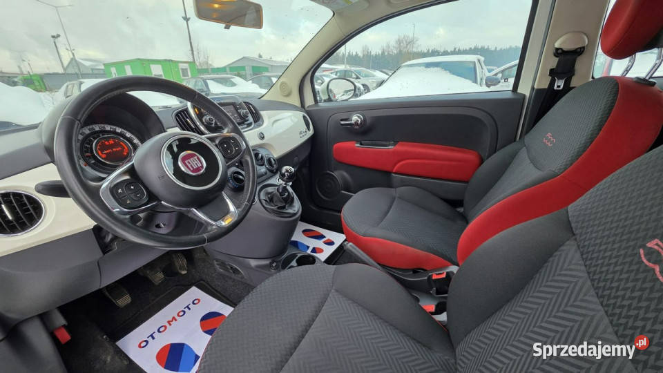 Fiat 500 ledy super stan zarejestrowany biała biały 500 pomorskie Lębork