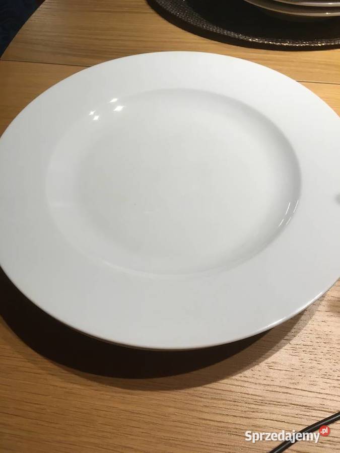 Lubiana biały talerz obiadowy biały Pruszcz Gdański