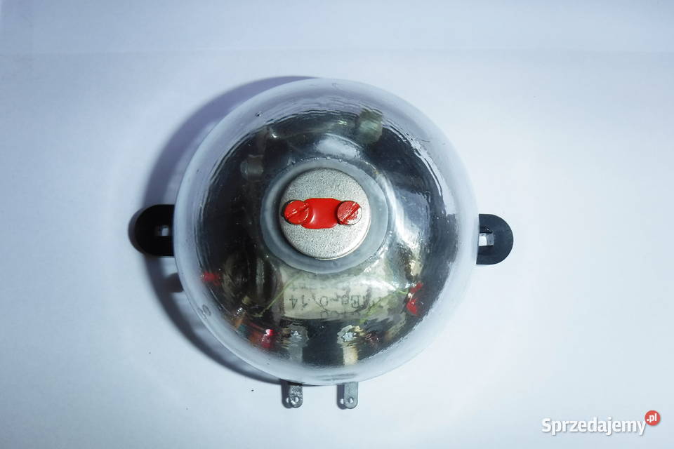Szklany dzwonek elektryczny electric glass bell Otwock