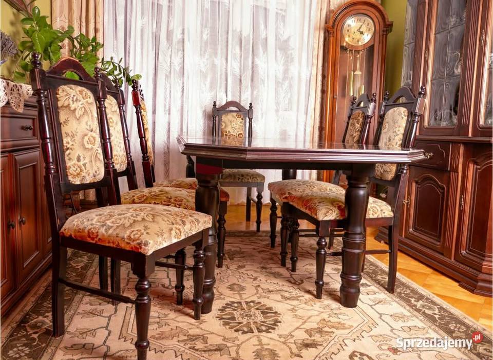 Stół rozkładany stylizowany solidny drewniany Lublin