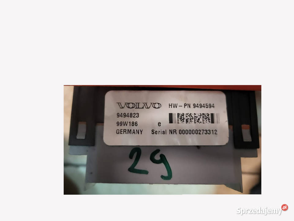 STEROWNIK KOMPUTER MODUŁ CEM VOLVO 9494823 śląskie Ruda Śląska