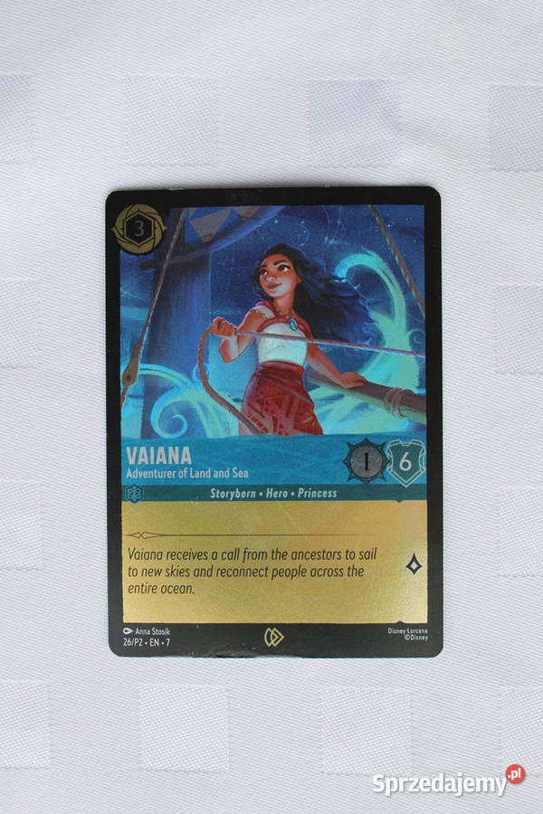 Disney Lorcana Vaiana 2 Karta Do Gry śląskie Bielsko-Biała