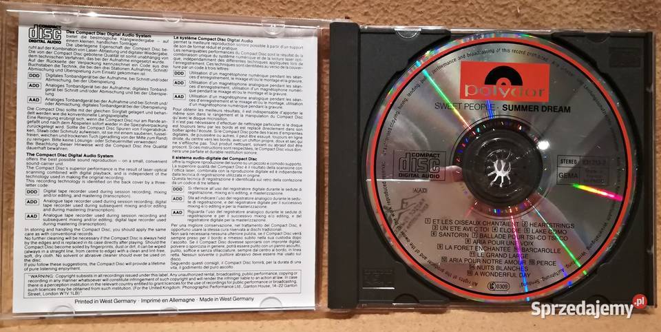 Cd Sweet People Summer Dream elektroniczna Warszawa