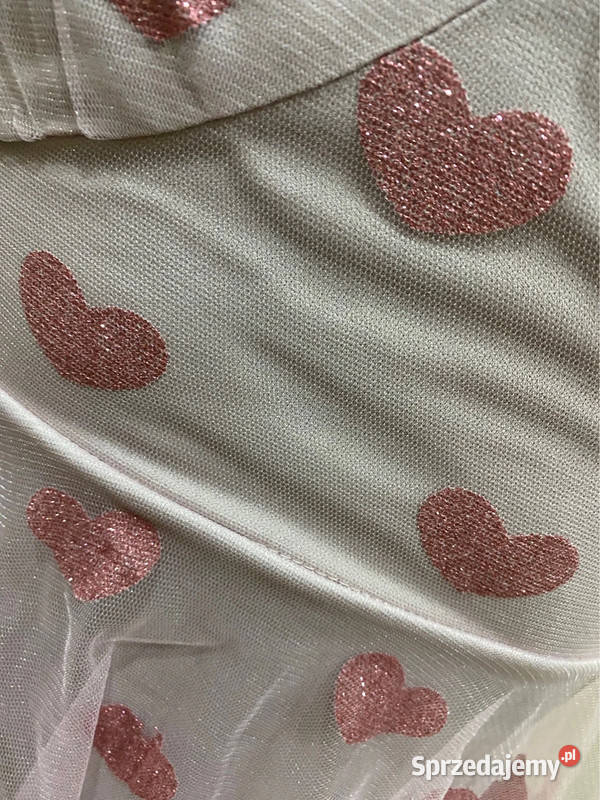 Sukieneczka damska w serduszka rozmiar M różowy mazowieckie Warszawa