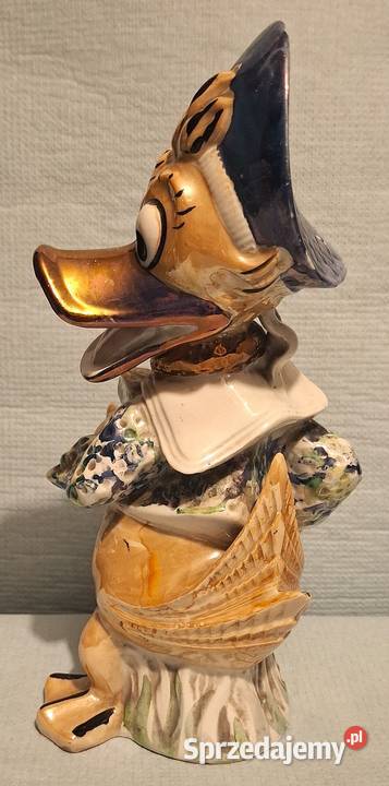 Stara Porcelanowa Lampka Figurka Donald STEATYT