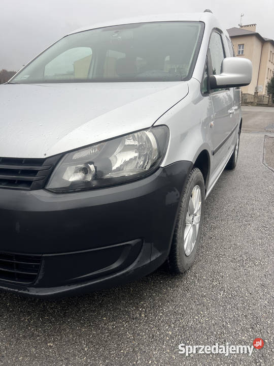Volkswagen caddy srebrny 2015 16tdi 130 koni nieuszkodzony Brzozów