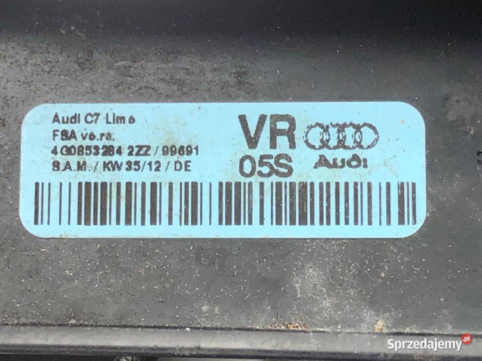 LISTWA ZGARNIAJĄCA PRZÓD PRAWA CHROM AUDI A6 C7 podkarpackie