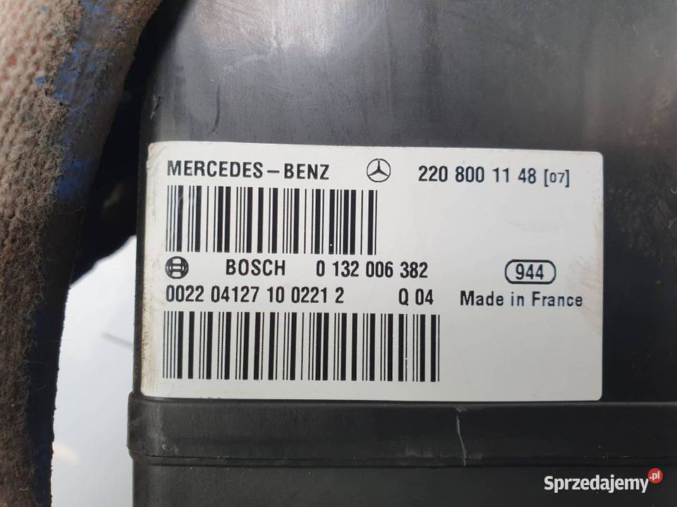POMPKA ZAMKA MERCEDES BENZ SKLASA W220 osobowe Lipno