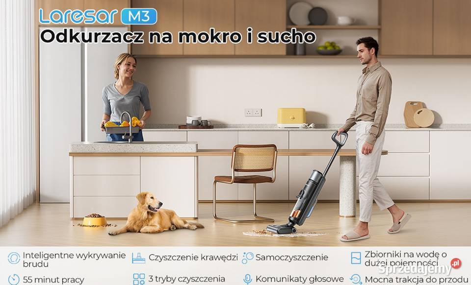 Laresar M3 Inteligentny Odkurzacz Bezprzewodowy