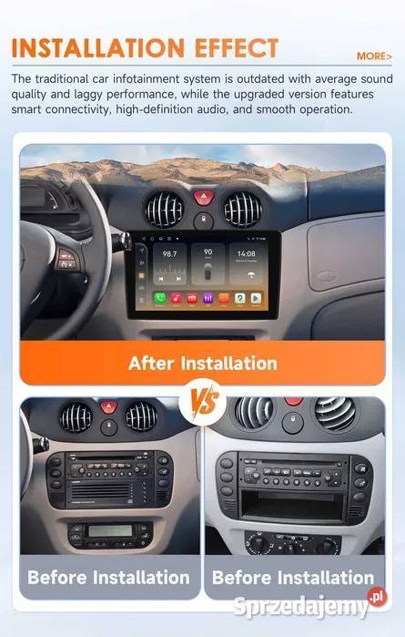 Radio android 13 Citroen C2 C3 20012010 C5 Ożarowice