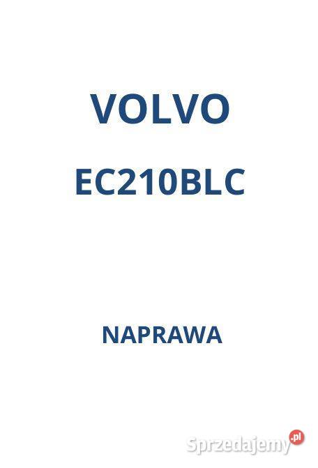 Volvo EC210 BLC instrukcja naprawy świętokrzyskie Kielce