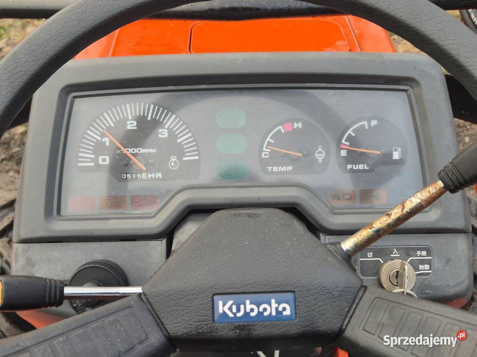 Traktorek KUBOTA GT21D 21 44 Wspomaganie Małuszyn