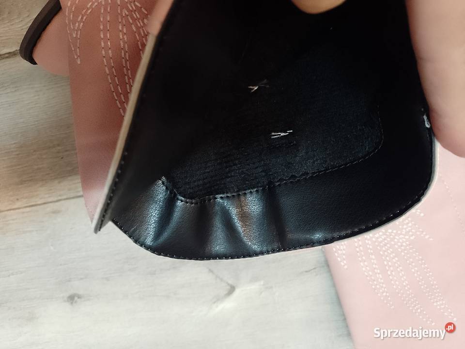 4243 Różowe wyszywane Kozaki kowbojki NOWE 27cm małopolskie Kraków