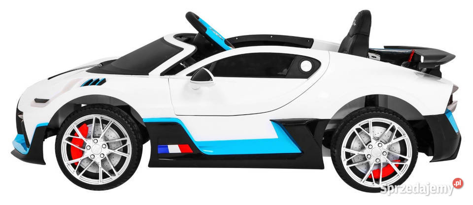 Auto na akumulator Bugatti Divo 12V EVA białe mazowieckie Warszawa sprzedam