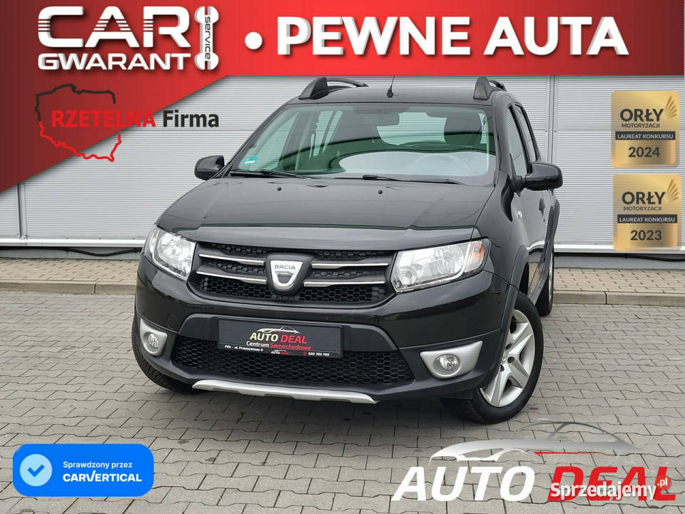 Dacia Sandero Stepway Benzyna,Nawigacja,Telefon,Gwarancja, Tempomat,Elektr…