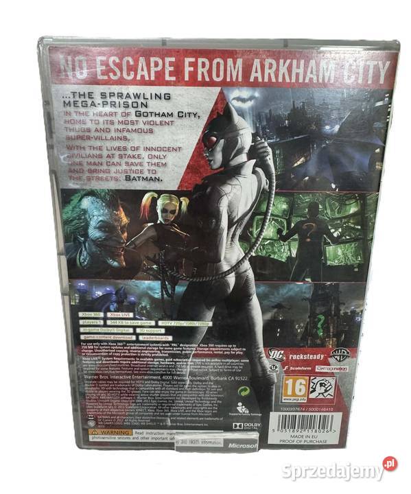 Gra Batman Arkham City Xbox 360 Xbox360 Elbląg