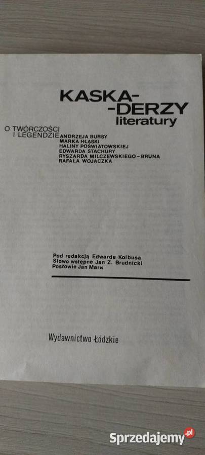 Kaskaderzy Literatury