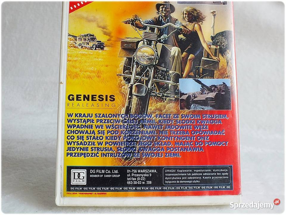 Kaseta VHS Powrót Słodkiego Kwagga Strikes Back Żary