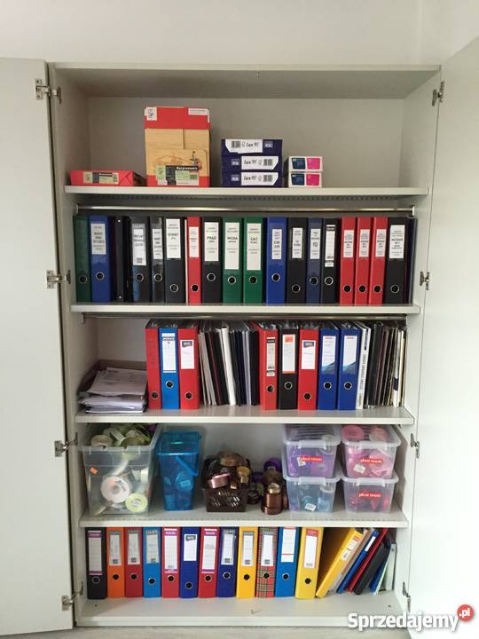 Szafa biurowa biała 130 x 207