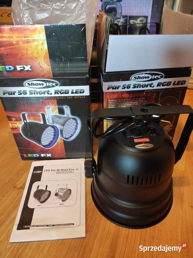 Reflektor LED PAR56 DMX512 Short Showtec 2 Gdańsk
