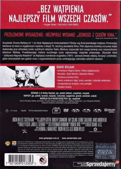OBYWATEL KANE ORSON WELLES Filmy
