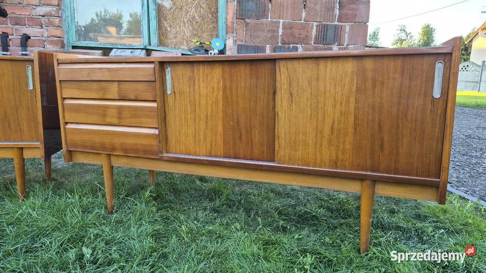 Komplet vintage z Bytomskiej Fabryki Mebli lata Meble do salonu opolskie