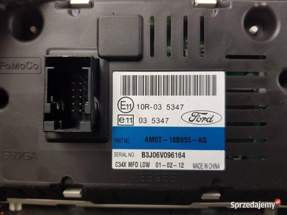 WYŚWIETLACZ PANEL AM5T18B955AG FORD FOCUS MK3 Lipno sprzedam