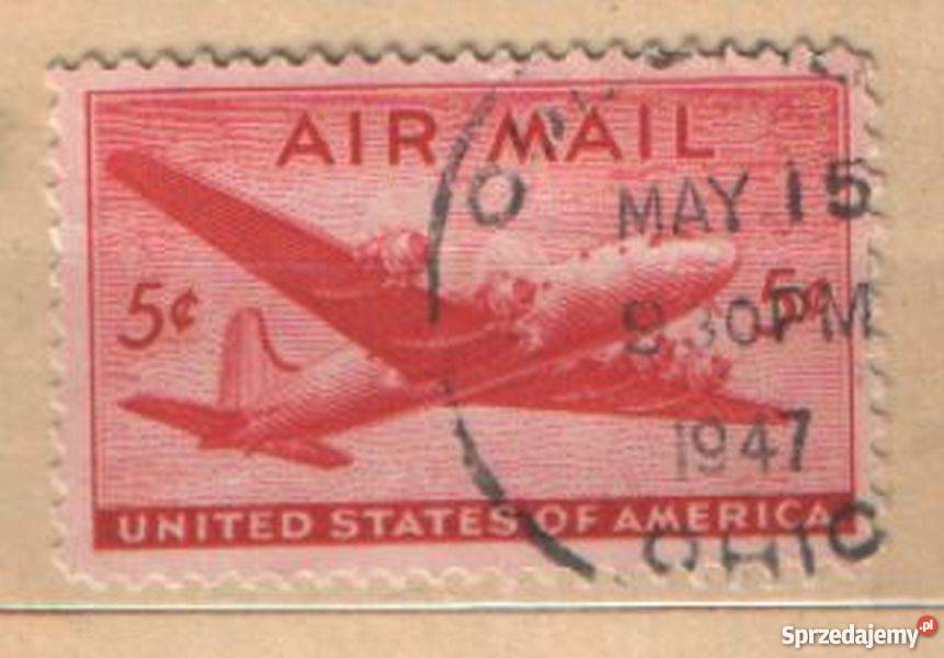 Zn USA Pocz Lot Sc C 32 kas 1946 Gliwice